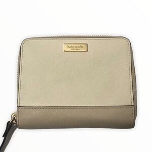 Kate spade two tone zipper wallet